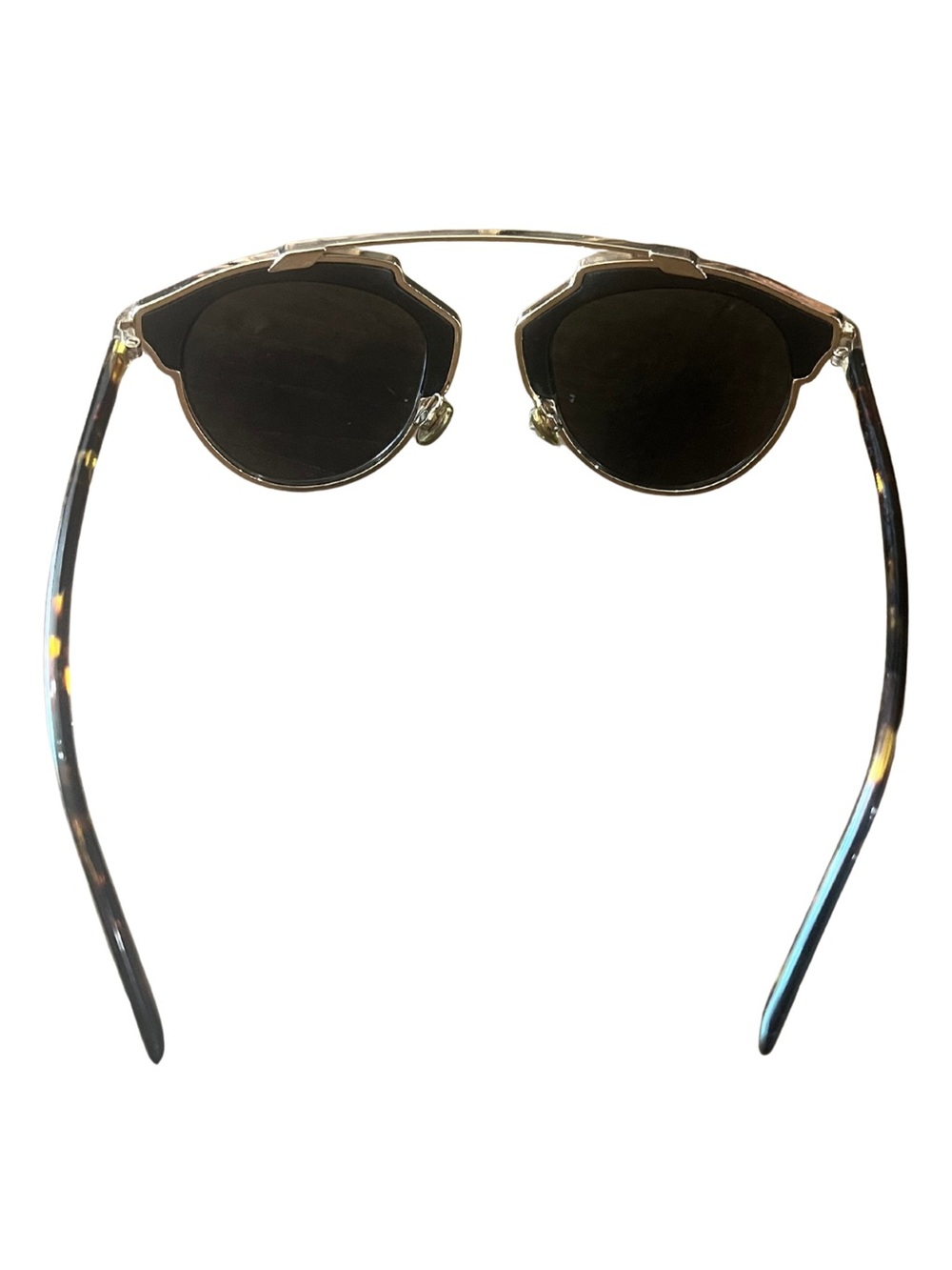 Christian Dior Sunglasses Black Gold Tortoise 48mm - Picture 4 of 8